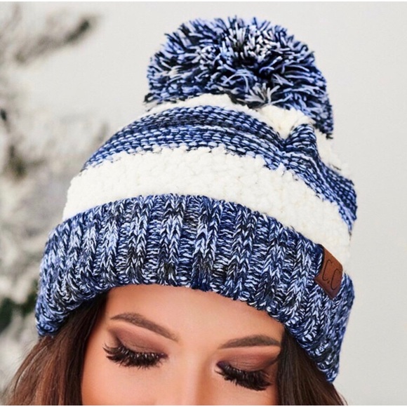 1 LEFT! High Quality Thick Warm C.C Popcorn Knit Warm Comfy Winter Beanie Hat - Picture 2 of 9